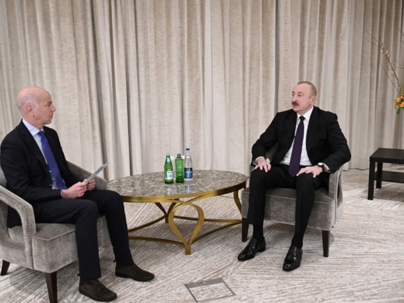 Prezident İlham Əliyev Münxendə "France 24" telekanalına müsahibə verib