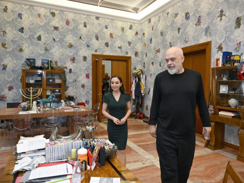 Leyla Əliyeva Tiranada Albaniyanın Baş naziri ilə görüşüb