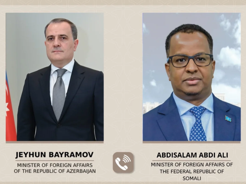 Ceyhun Bayramov Somali XİN başçısı ilə regiondakı vəziyyəti müzakirə edib