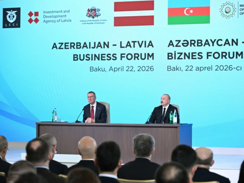 Latviya Prezidenti: Ağ Şəhər mənə çox böyük təəssürat bağışladı