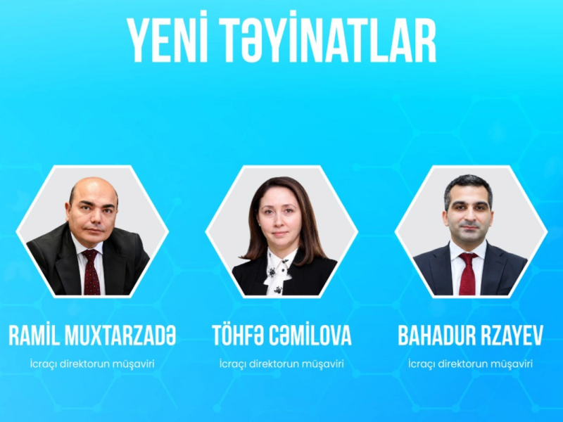 TƏBİB-in icraçı direktoruna yeni müşavirlər təyin olunub