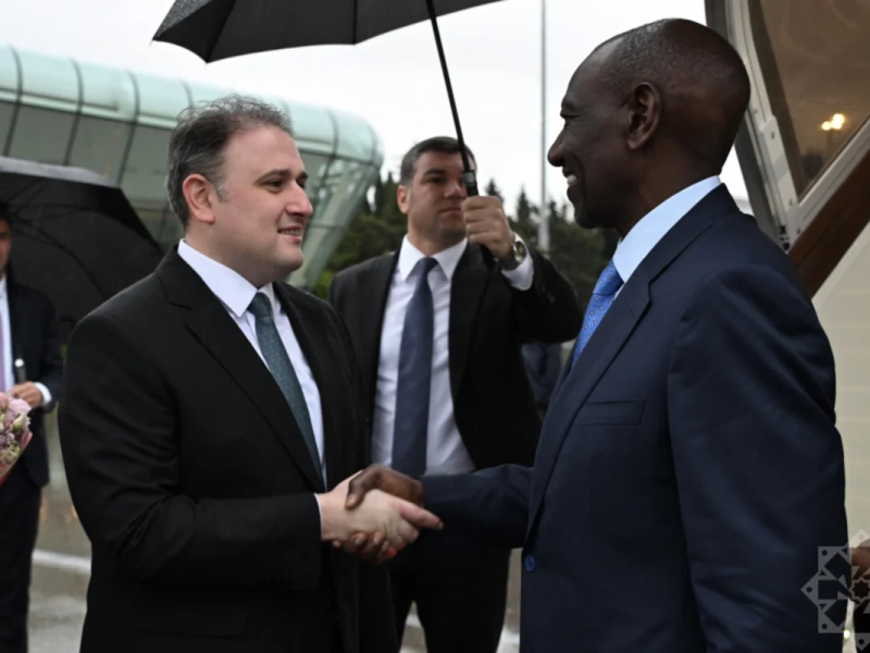 Keniya Prezidenti Azərbaycana səfərə gəlib