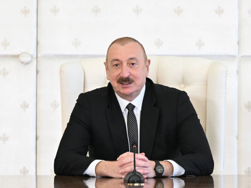 Prezident: "Azərbaycan Qarabağ və Şərqi Zəngəzurda 9 şəhəri və yüzlərlə kəndi sıfırdan bərpa edir"