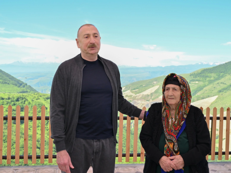 Prezident: Bu gün Azərbaycan ərazisində hər qarış torpaq bizim nəzarətimizdədir