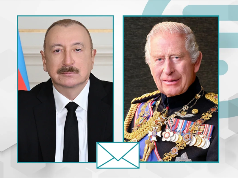 Prezident İlham Əliyev Kral III Çarlzı təbrik edib