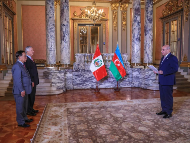 Peru Prezidenti Azərbaycan səfirinin etimadnaməsini qəbul edib