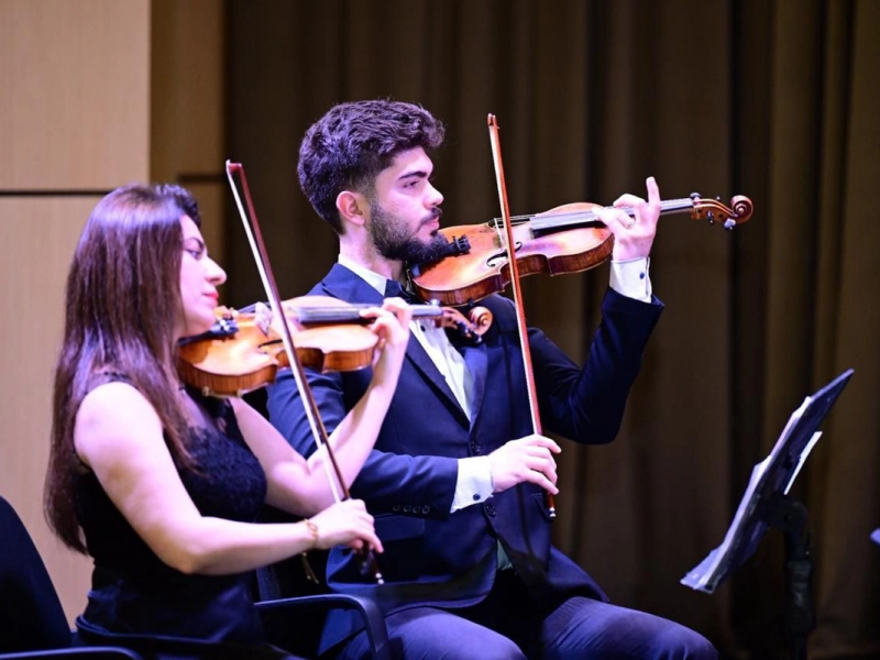 Xankəndi Mədəniyyət Mərkəzində ilk dəfə Milli Qurtuluş Gününə həsr olunan təntənəli konsert keçirilib