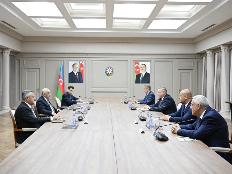 Əli Əsədov Denis Afanasyevi qəbul edib