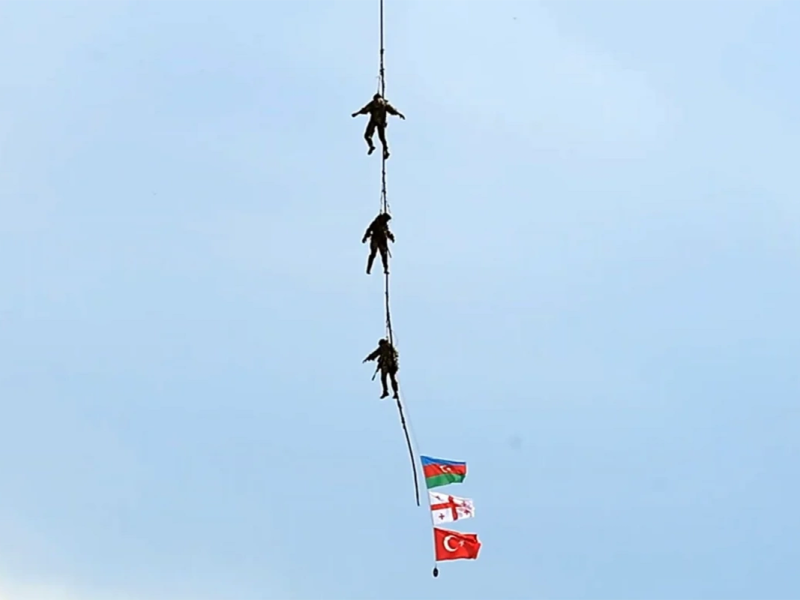 Azərbaycan, Gürcüstan və Türkiyə XTQ-lərin birgə təlimi başa çatıb