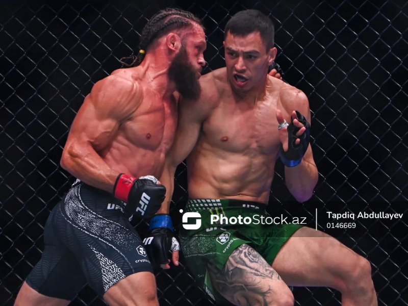"UFC Fight Night Baku": Rafael Fiziyev əsas döyüşdə nokautla qələbə qazandı