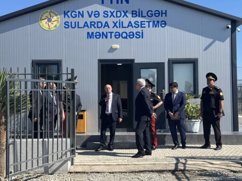 Kəmaləddin Heydərov "Bilgəh" xilasetmə məntəqəsinin açılışında iştirak edib