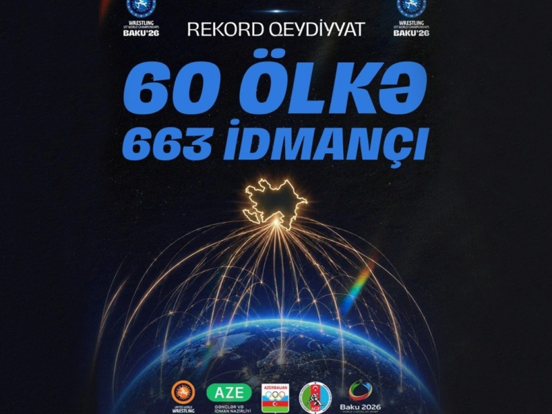Bakıda keçiriləcək dünya çempionatında rekord sayda iştirakçı
