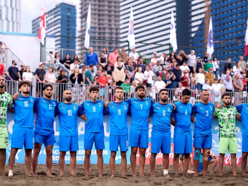 Avropa çempionatı: Azərbaycanın çimərlik futbolu millisi pley-off mərhələsinə yüksəlib